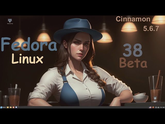 Fedora Linux 38 Beta (Cinnamon 5.6.7)