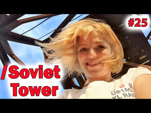 Off Grid from an Old Soviet Tower with two inclined Dipole Antennas |OFFline Promoting Amateur Radio