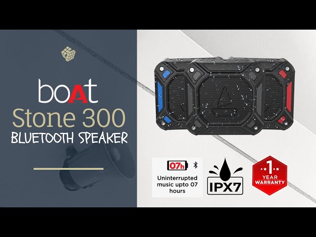 Boat Stone 300 Bluetooth Speaker Unboxing | Cube Aamir