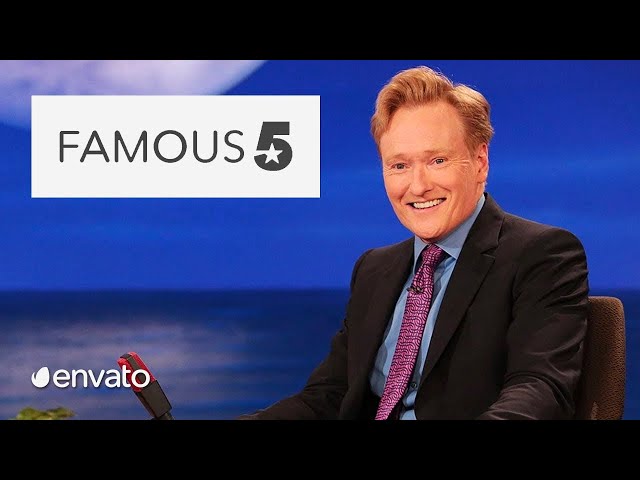 What Conan O'Brien, Russell Brand, and More Used From Envato | Famous 5 S3 E2