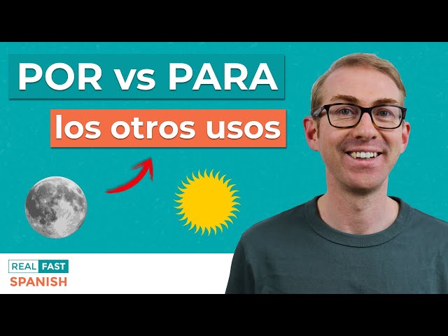 Por vs para - the other uses