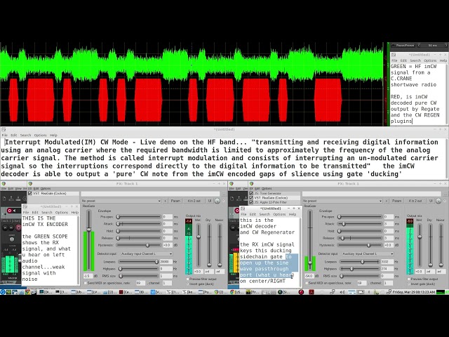 Interrupt Modulated(IM) CW Mode - Live demo on the HF band