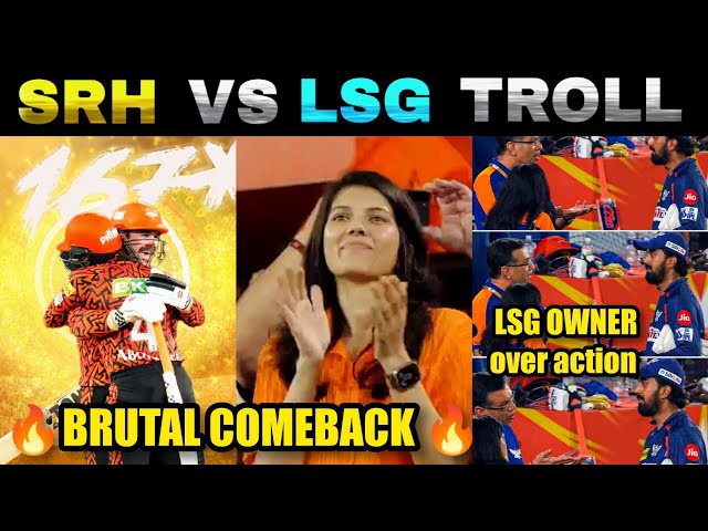 SRH VS LSG TROLLS | SRH VS LSG HIGHTLIGHTS | IPL | TRAVIS HEAD | ABHISHIK SHARMA | KARIVEPAKUTROLLS
