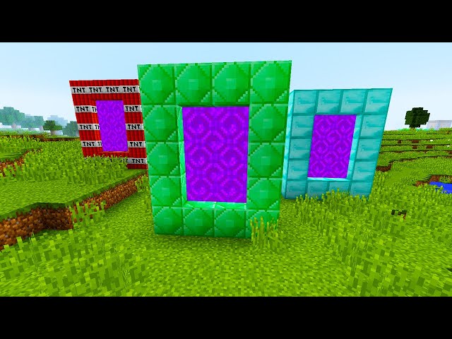 MINECRAFT But Build PORTAL From ANY BLOCK