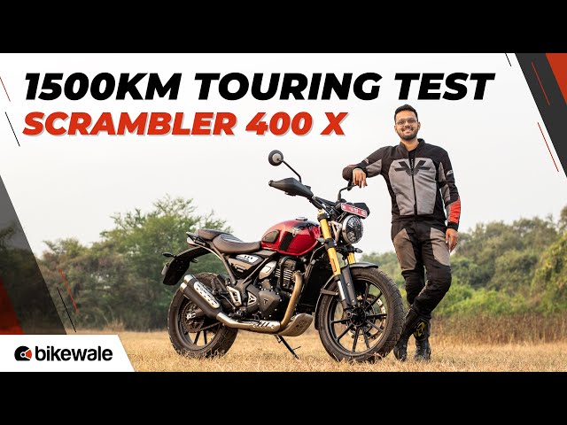 1500Km TOURING TEST on Triumph Scrambler 400 X | Off-Road Riding, City Ride & Mileage Test |BikeWale