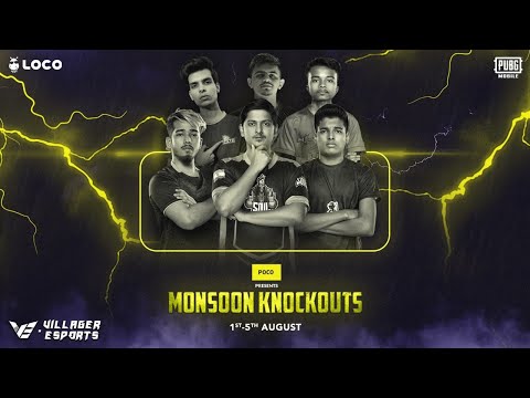 Loco PUBG Mobile Monsoon Knockouts | Loco x Poco x Villager Esports