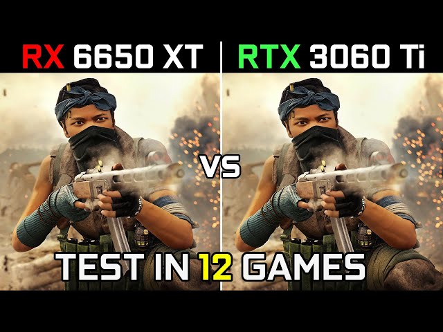 RX 6650 XT vs RTX 3060 Ti | Test in 12 New Games | 2022