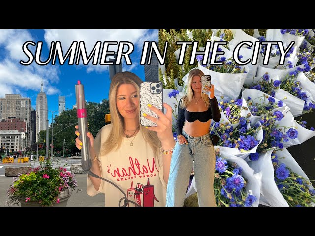 SUMMER IN THE CITY DAY 11: brunch, biking, + GRWM for a night out