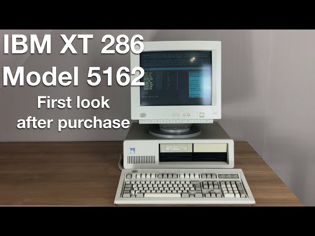IBM 5162 - Getting it up and running after purchase