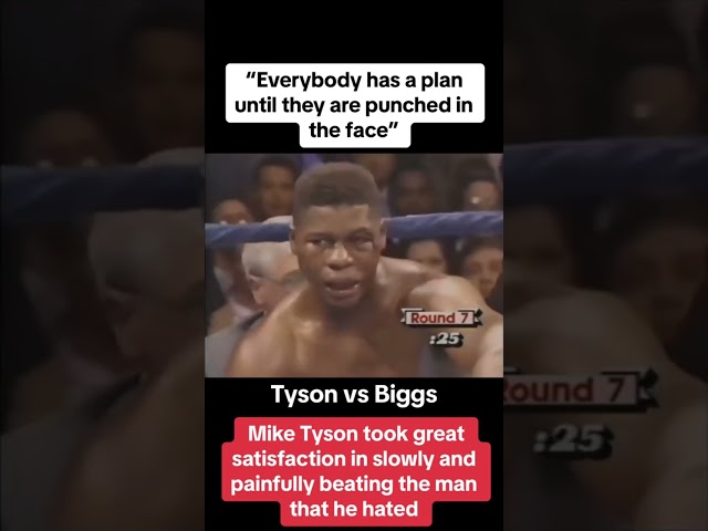 "Tyson vs. Biggs Throwback: Legendary Fight Flashback! 🥊💥 #MikeTyson #classicboxing #shorts
