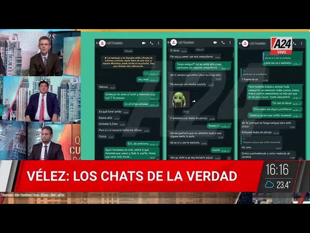 📲 Los chats del caso de los jugadores de Vélez: "Pasaste un lindo momento, no te amargues"