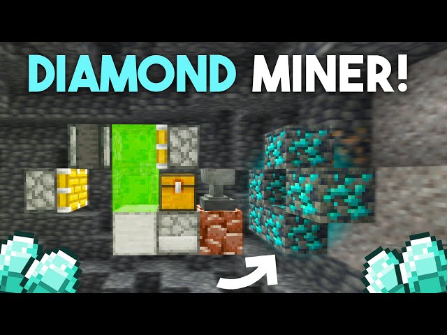 DIAMOND Miner in Minecraft Bedrock 1.20! (MCPE/Xbox/PS4/Nintendo Switch)