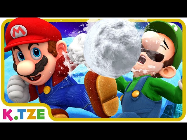 Mario macht eine Schneeballschlacht ⛄️😂 Mario Party Superstars