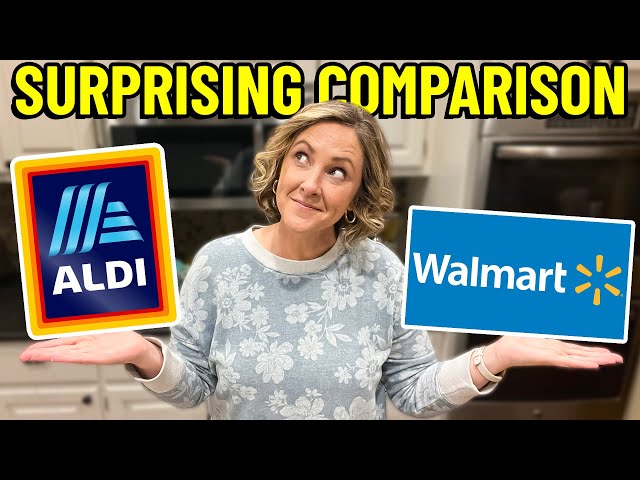 Where to Shop? Aldi vs. Walmart comparison