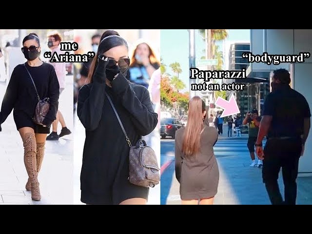 ARIANA GRANDE LOOK A LIKE PRANKS RODEO DRIVE!! MOBBED BY PAPARAZZI + FANS!!