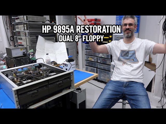 We restore the HP 9895 dual 8" diskette to play a Colossal Cave game! (ft. Usagi Electric)