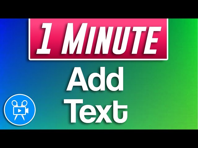 How to Add Text Tutorial | Movavi Video Editor Plus