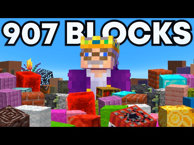 Can I Collect EVERY Minecraft Block in 24 Hours?
