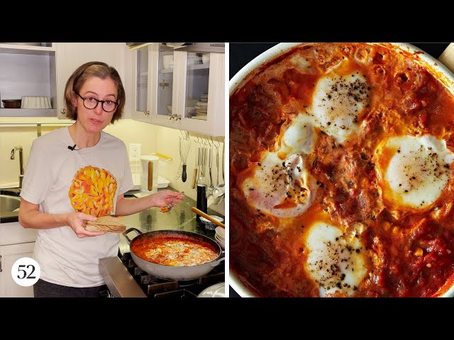 Eggs in Spicy and Minted Tomato Sauce | Amanda Messes Up In The Kitchen