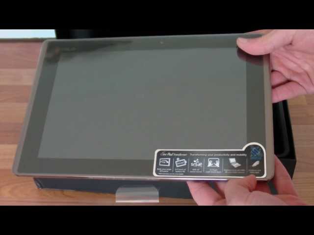Unboxing & Look at ASUS EeePad Tranformer Android Tablet