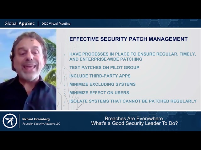 Breaches Are Everywhere; What's a Good Security Leader to Do    Richard Greenberg