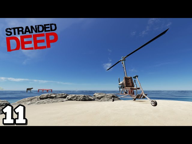 Building My Gyrocopter in Stranded Deep // Permadeath Part 11