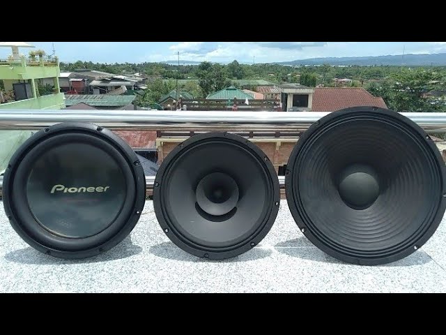 INSTRUMENTAL VS. WOOFER VS. SUBWOOFER SPEAKERS. ACTUAL TEST!  LET'S HEAR THE SOUND DIFFERENCE!