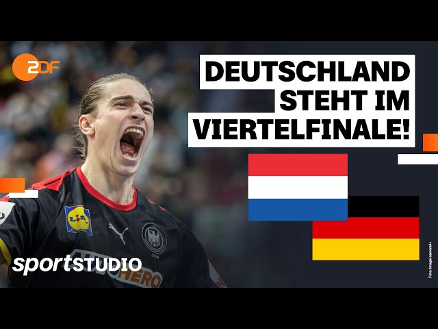 Niederlande – Deutschland Highlights | Handball-WM 2023 | sportstudio