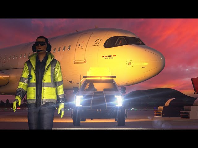 Flight Simulator ULTRA REALISM: Spectacular Sunset landing! Flying to Norway | 4K
