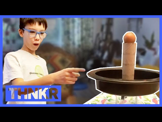 Amazing Trick! Science Experiment About Inertia! | Kids Teaching Kids