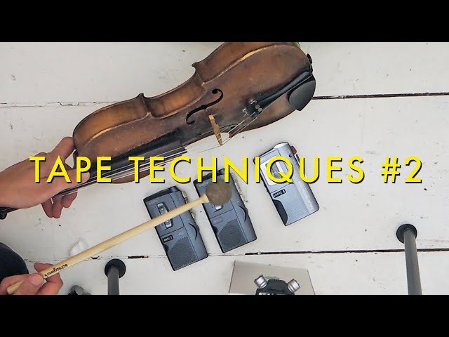 Tape Techniques 2: Dictaphones for Electronic Music Production