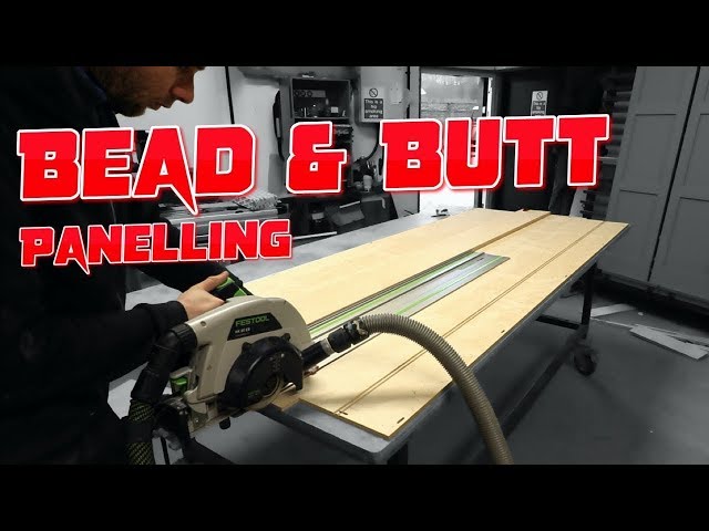 Make your own Bead and Butt Panelling from Sheet Material.