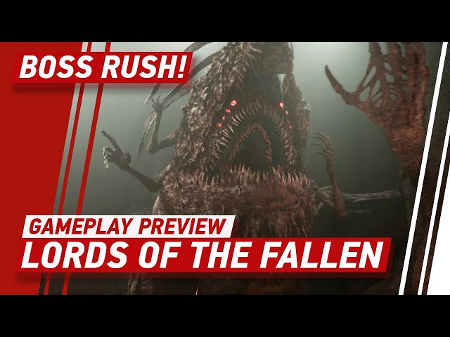 New Lords of the Fallen (2023) Boss Gameplay - 7-Minutes of In-Your-Face Boss Fights