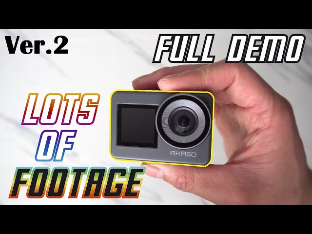 AKASO Brave 7 Ver.2 WATERPROOF 4K ACTION CAMERA Review WITH LOTS OF SAMPLE SHOTS