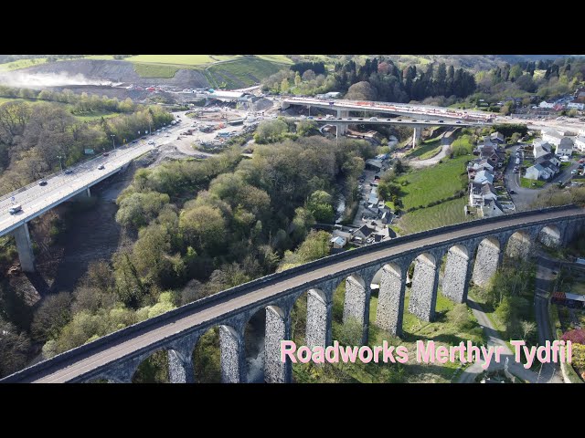 Roadworks - Merthyr Tydfil 23.04.2024