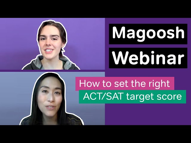 How to Set the Right ACT and SAT Target Score: The Magoosh Webinar