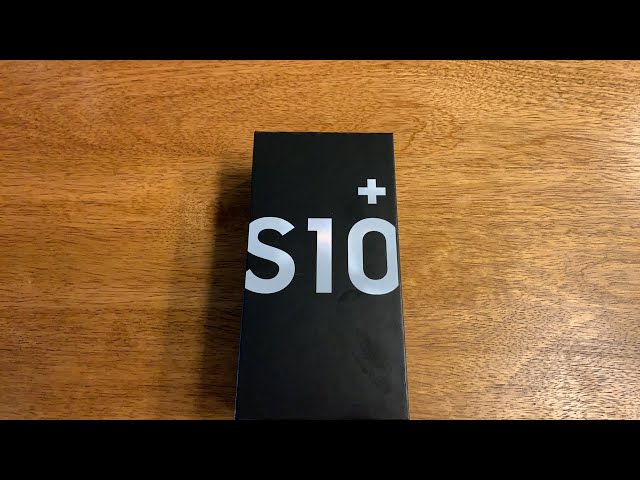 Samsung Galaxy S10+ "Live Unboxing"