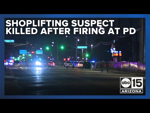 Shoplifting suspect shot, killed by Phoenix police officer near 35th Avenue and Roosevelt Street
