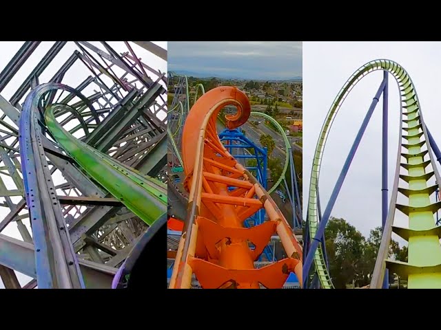 Riding Roller Coasters at Six Flags Discovery Kingdom!
