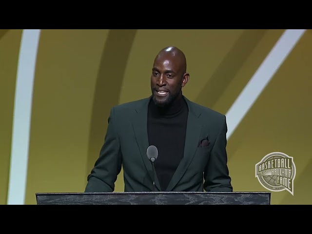 Kevin Garnett's Basketball Hall of Fame Enshrinement Speech