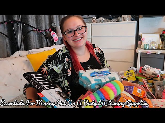 Essentials For Moving Out On A Budget|Cleaning Supplies