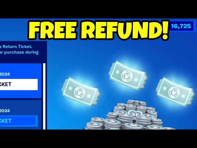 FREE VBUCKS Refund DID You Get IT?! (Fortnite)