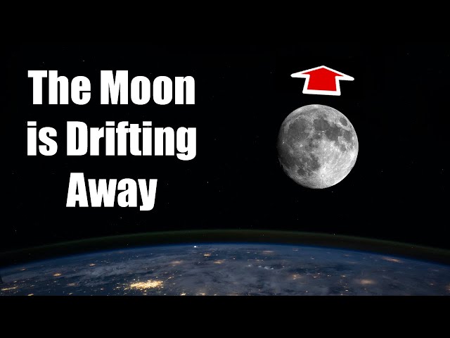 The Moon is Drifting Away: Tidal Locking