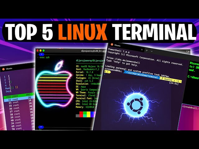 Top 5 Linux terminal in Hindi | Top 5 Advance and lightweight terminal Linux 2020