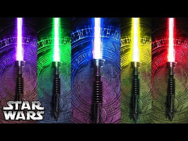 Every Single Lightsaber COLOR MEANING Explained (All Known 13+ Colors) [2022 UPDATED] [CANON]