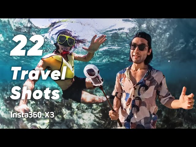 Insta360 X3 - 22 Creative Shot Ideas for Travel Videos (ft. Brandon Li)
