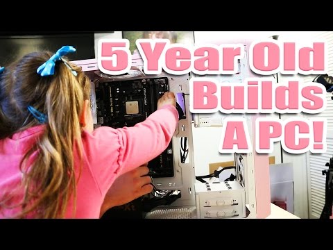 5 Year Old Builds a PC
