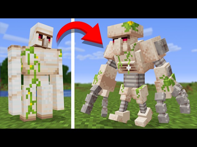 I Remade Iron Golems Better in Minecraft