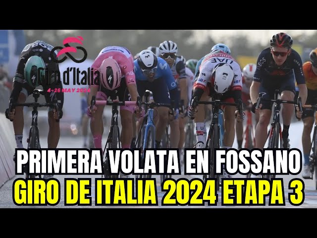 GIR0 DE ITALIA 2024/ ETAPA 3 /NOVARA-FOSSANO/PERFIL, RECORRIDO Y FAVORITOS