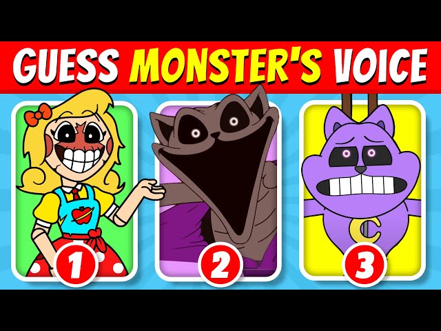 NIGHTMARE! 💀💤 Guess the Smiling Critters Voice (Poppy Playtime Сhapter 3 Characters)